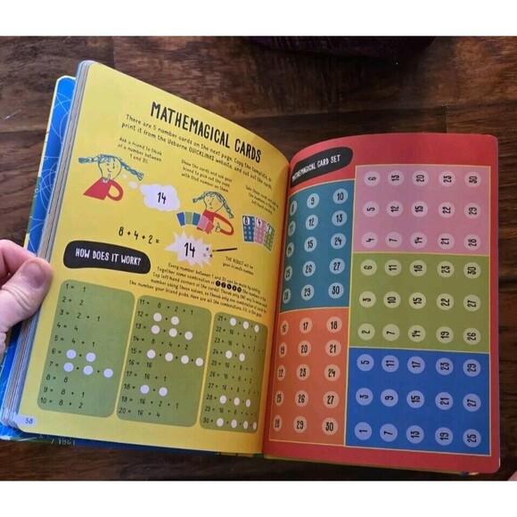 Math Scribble Book Usborne Stem Hardcover Educational Activity Book Homeschool - Picture 4 of 6